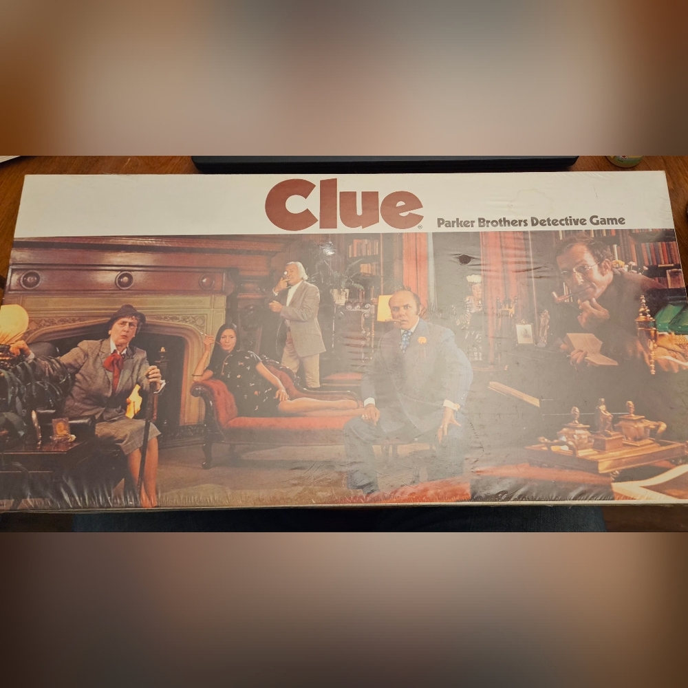 Vintage CLUE Board Game, 1972, In Original Plastic!